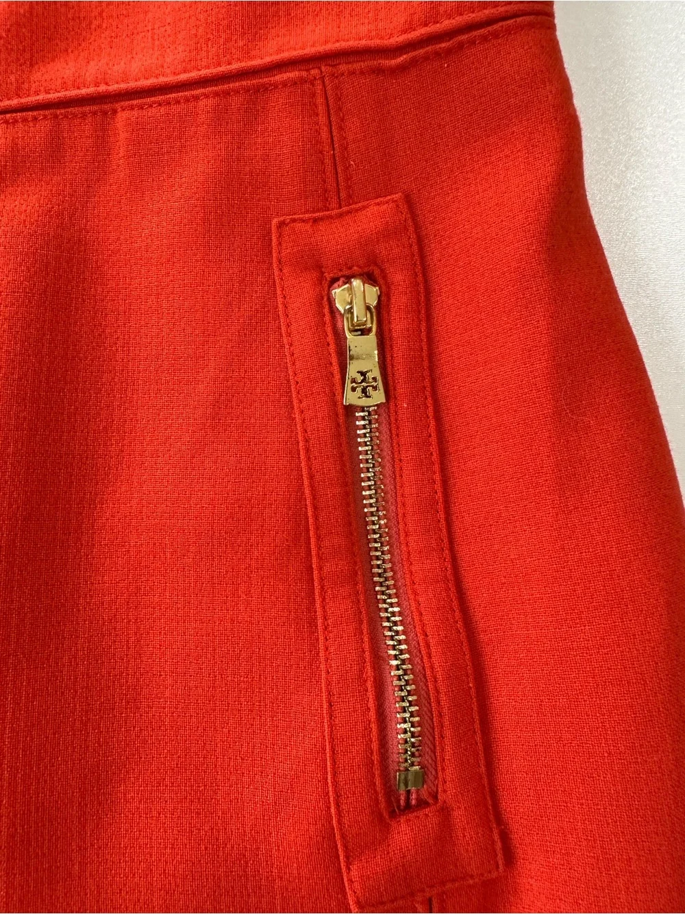 TORY BURCH  Mariel Sleeveless Marmalade Color  Dress Size 10 Wool Blend